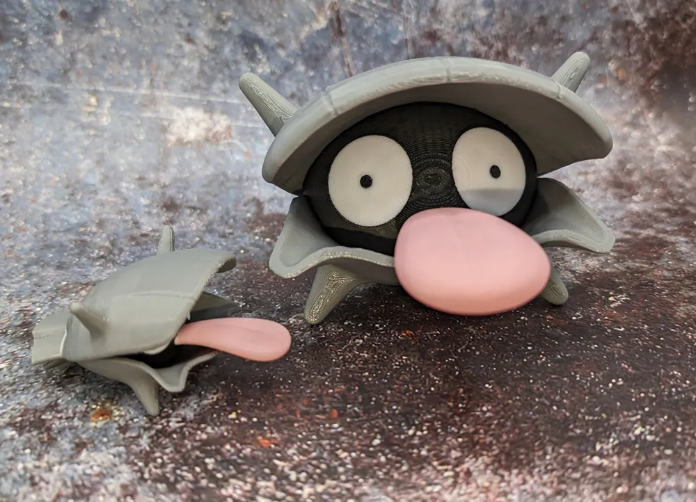 Pokemon Shellder/Muschas - Multicolor - Free 3D Print Model - MakerWorld