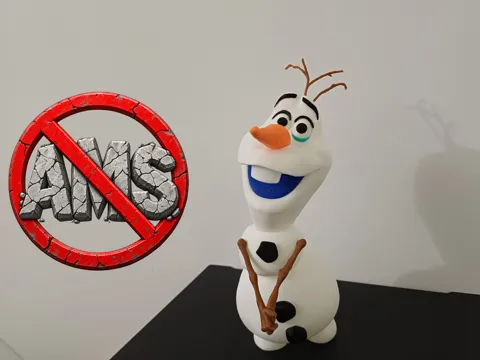 Accesorio para impresora 3D: Olaf The Snowman / NO AMS — referencia de MakerWorld