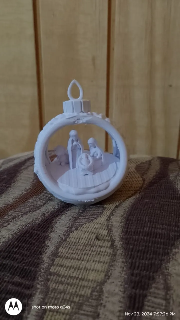 Christmas Bauble Nativity view 3