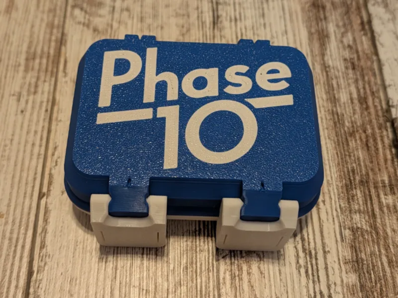Phase 10 card box v3 New Improved