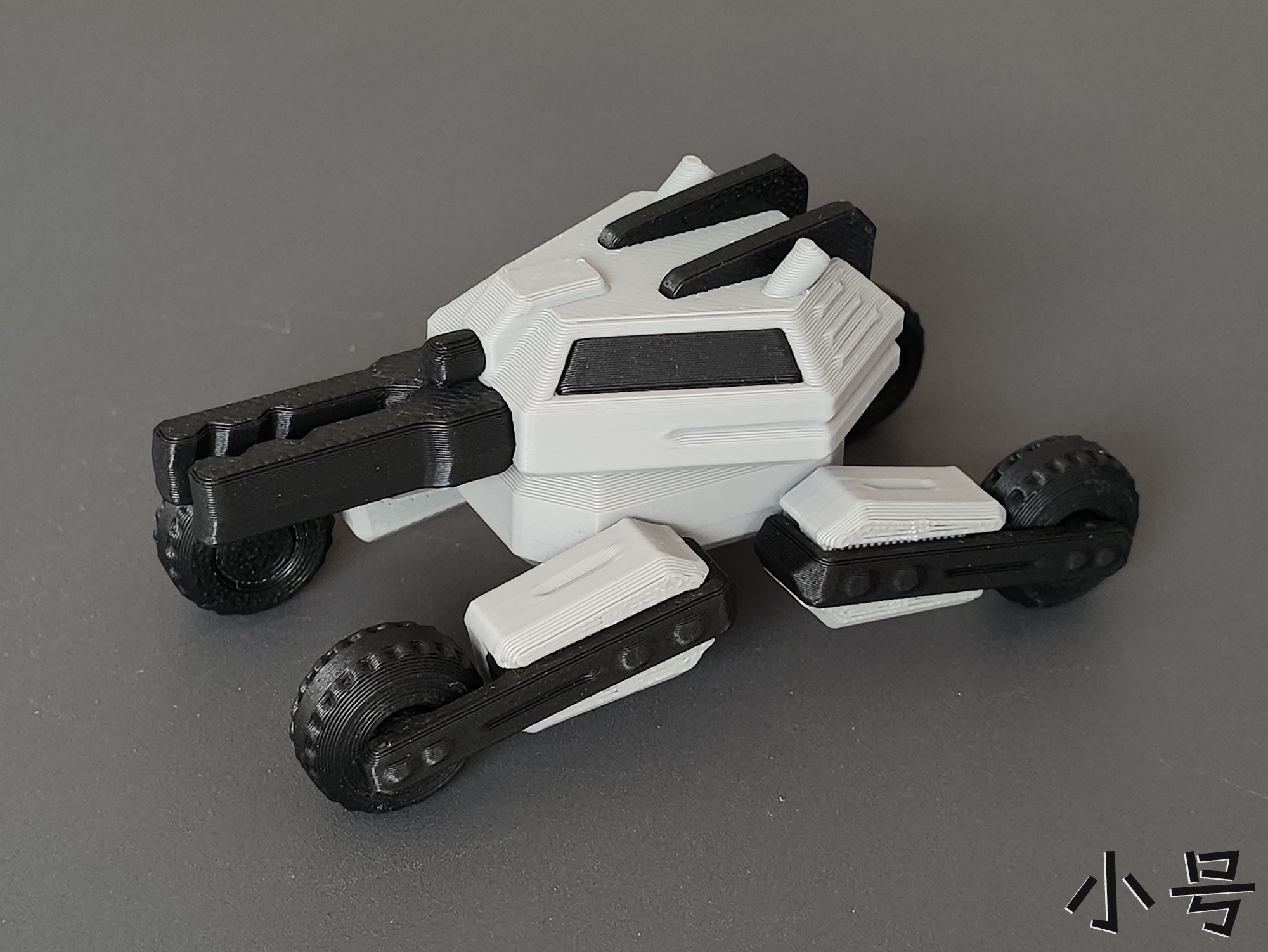 Miniatura 3 do modelo 3D 战车3.0 新增双色（无支撑，无需五金）