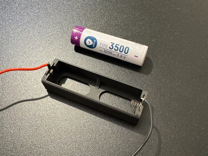 18650 70mm Battery Case