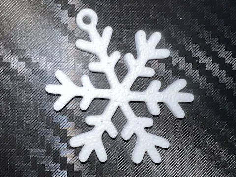 Snowflake Keychain