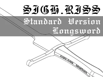 SIGH.RISS Standard Version Longsword (Feder)