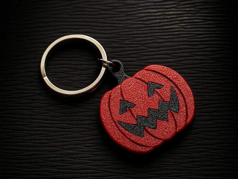 Halloween Pumpkin Keychain