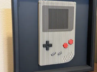 Gameboy Themed Layered Wall Art