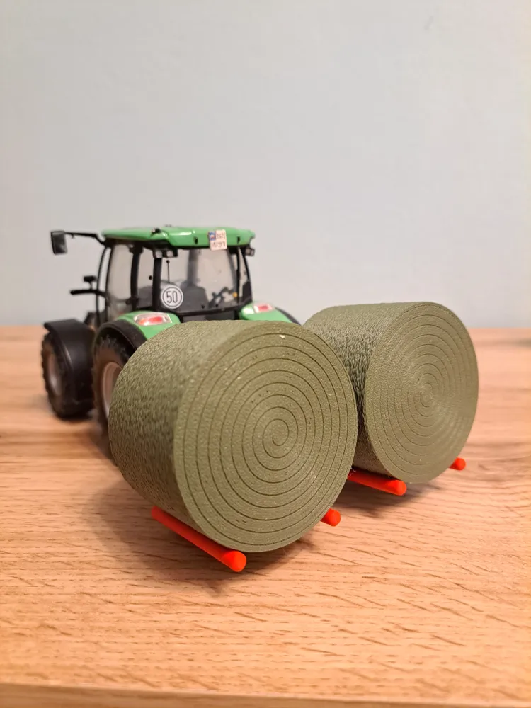 Straw / hay bale, different sizes and scales - Free 3D Print Model ...