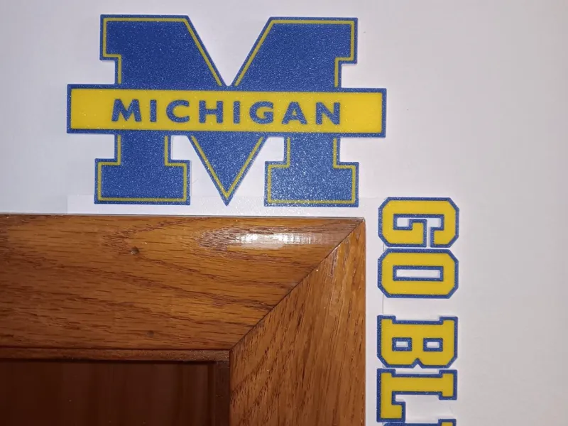 Michigan Wolverines Door Corner