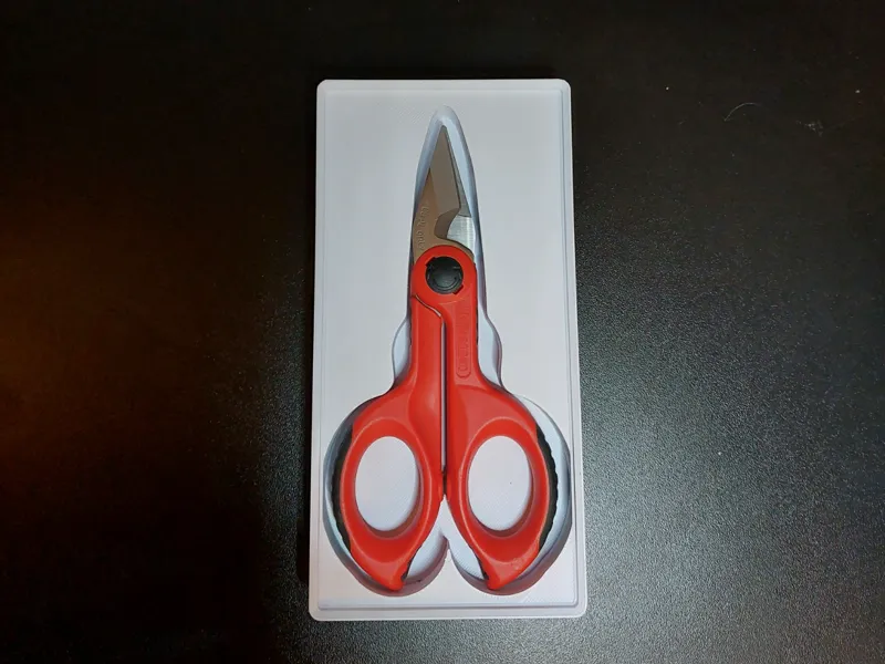 Gridfinity electrician scissors holder