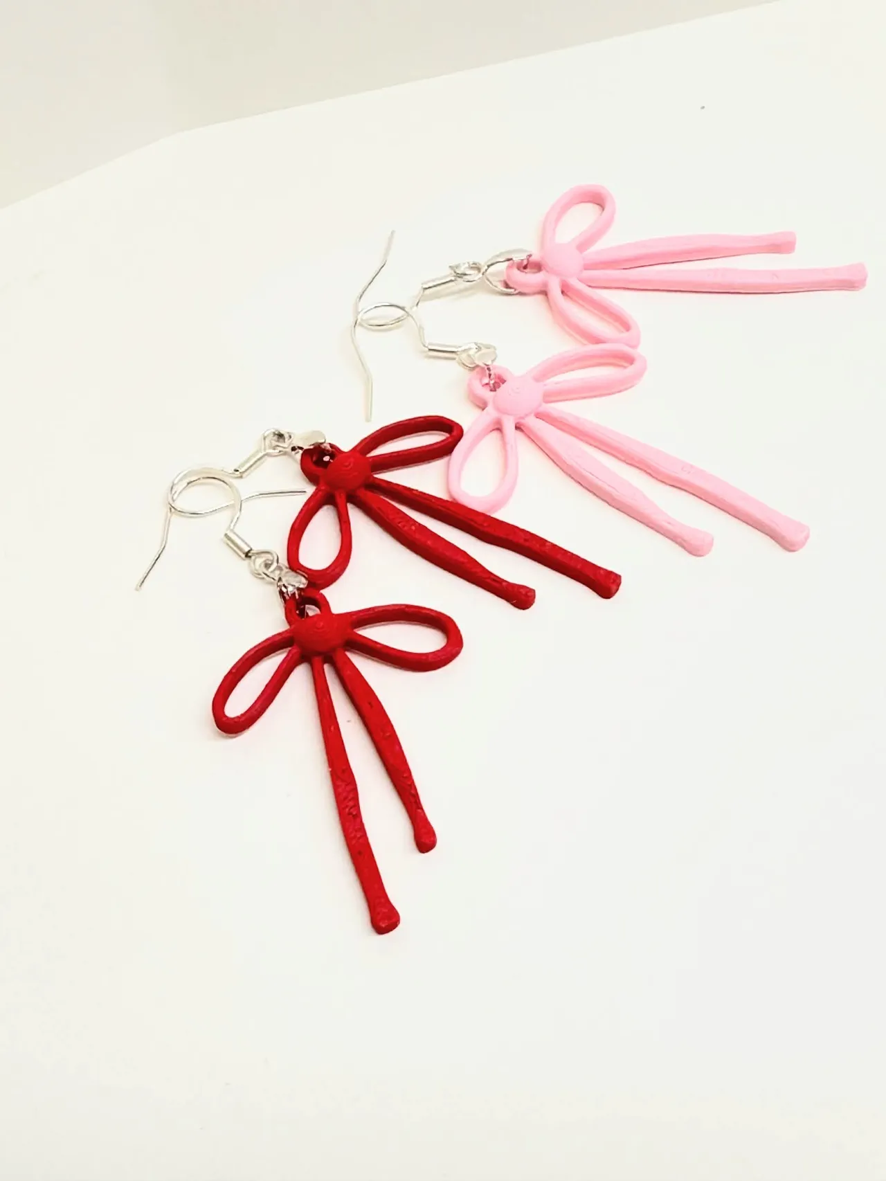 Bow Earrings Modern Boho Valentine's Day view 4