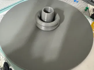 floor spool holder 1in pvc
