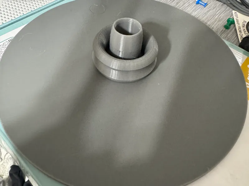 floor spool holder 1in pvc