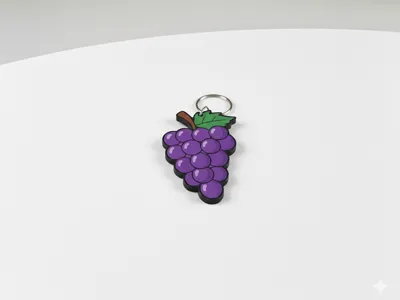 Grape Keychain  | 3D Printed