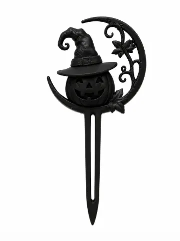 Adorno temático: Halloween Witch Pumpkin Plant Topper — vista de referencia 3