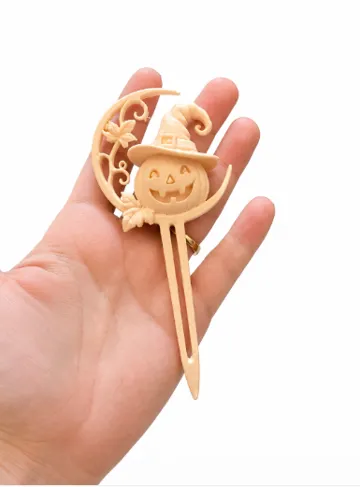 Adorno temático: Halloween Witch Pumpkin Plant Topper — vista de referencia 5