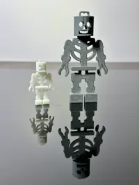 Squelette plat façon minifigurine (Halloween) — photo 1