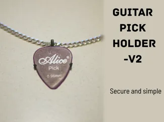 Guitar Pick Pendant V2