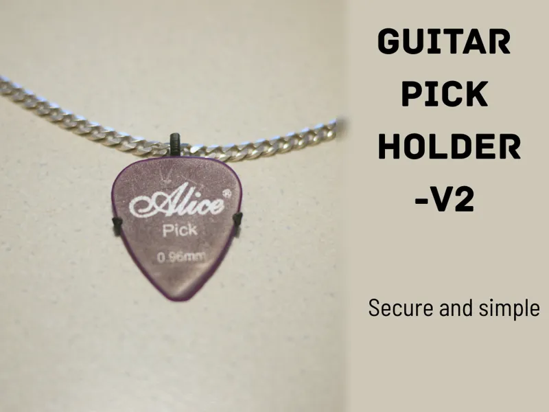 Guitar Pick Pendant V2