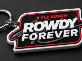 Kyle bush rowdy forever key chain