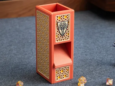 Kumiko Pattern (for Dice Vault & Dice Tower)