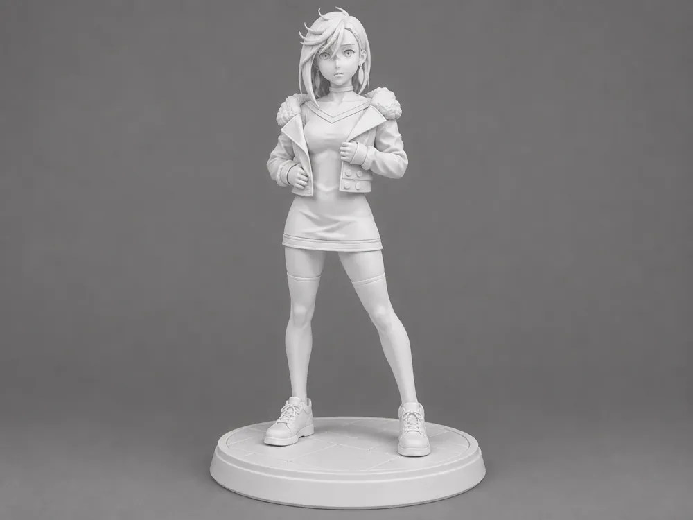 Figura decorativa: Momo Ayase Figure Dandadan. Referencia del modelo original.