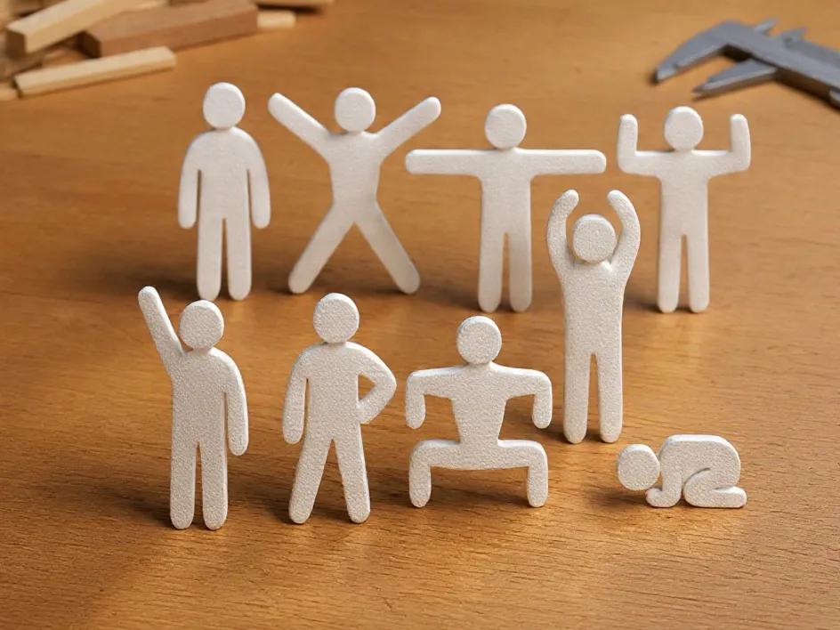 Set de 9 silhouettes caméléon façon jeu vidéo