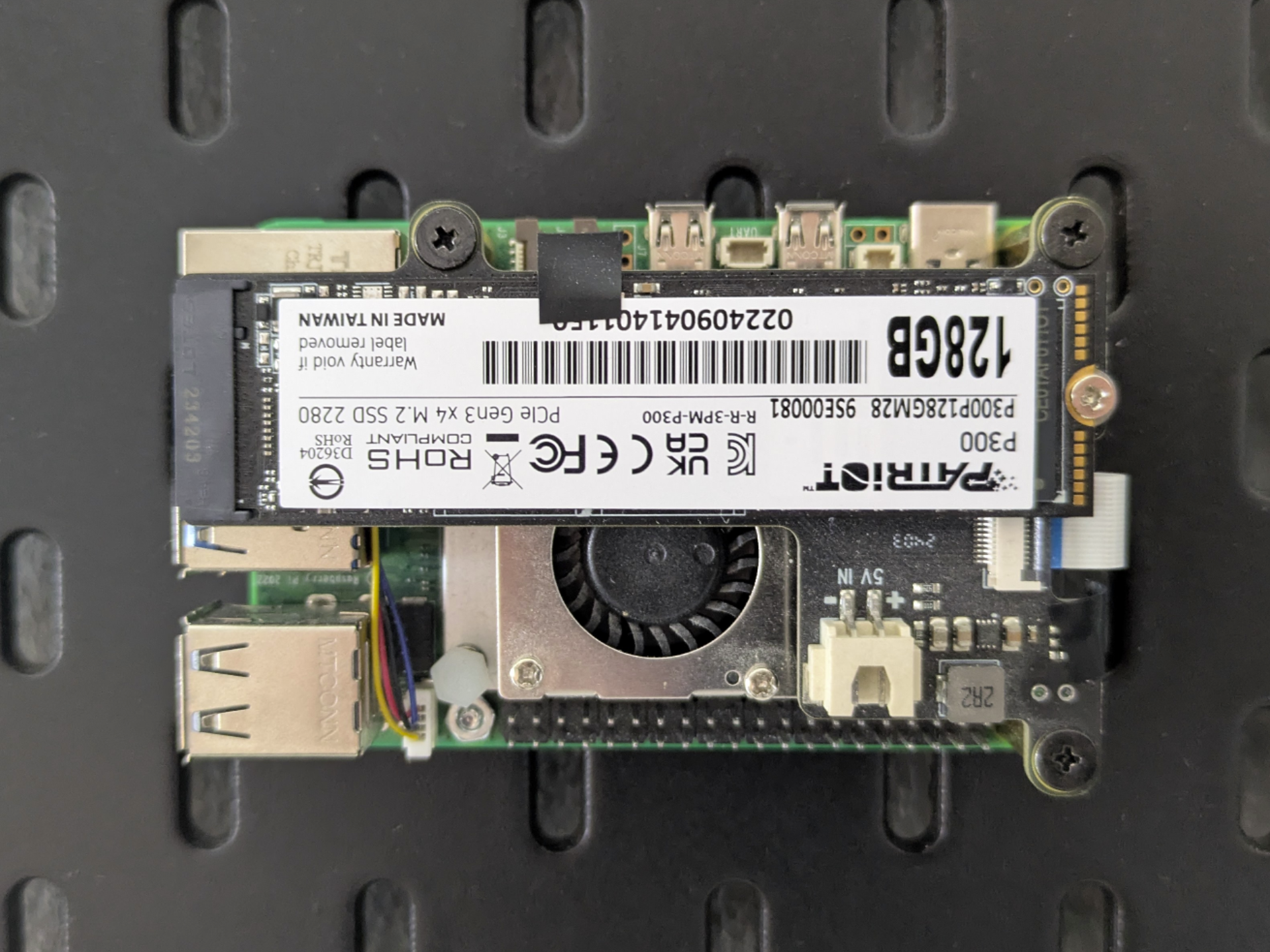 RaspberryPI | Ikea SKADIS | horizontal mount V1.0