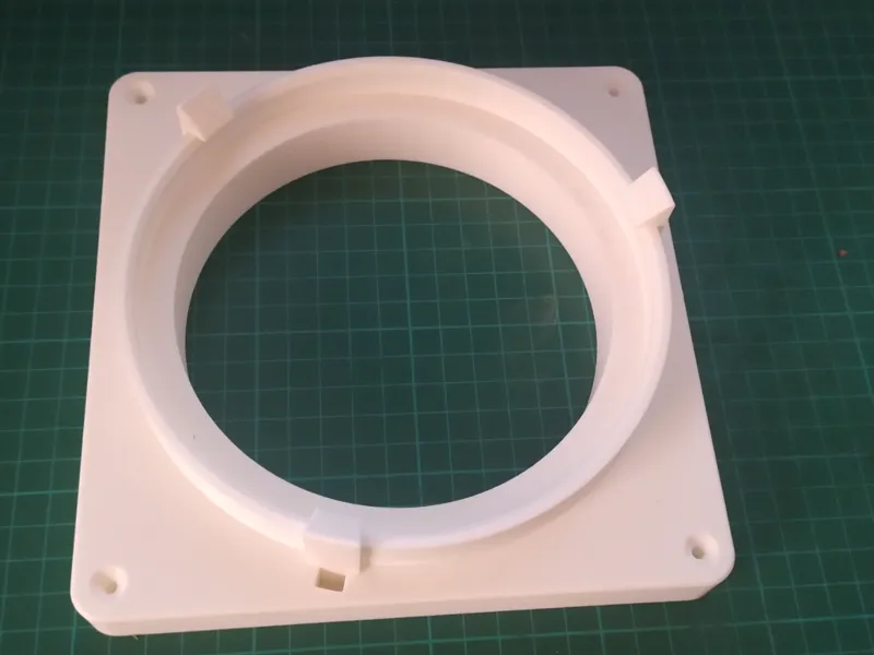 Aircon Duct Ring End to Board Mount