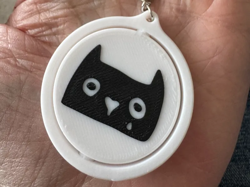Nothing Sounds Good Record Club Spinning Keychain