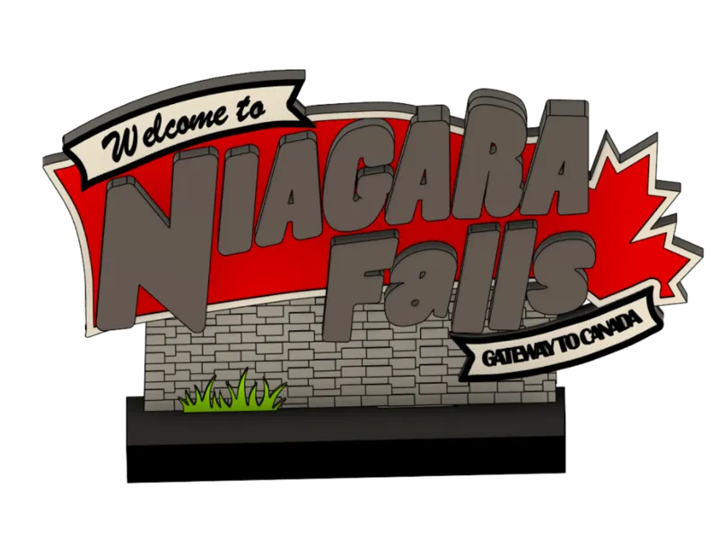 Niagara Falls Welcome Sign