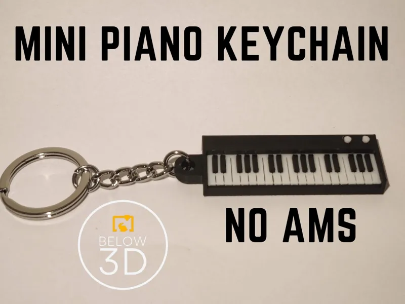 Mini Piano Keychain (NO AMS)