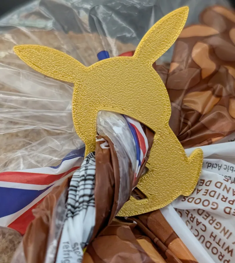 Pokemon Pikachu Mouse Tail Bread Clip
