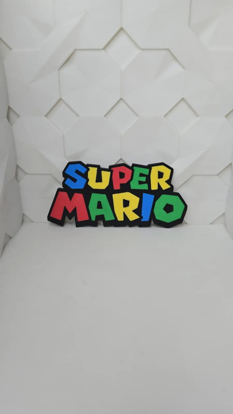 Super Mario Logo/Sign - Free 3D Print Model - MakerWorld