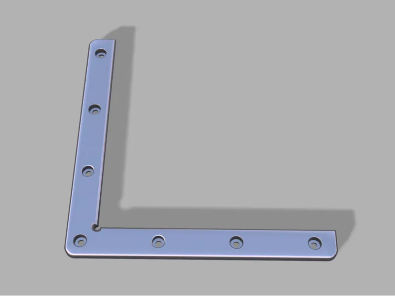 Snapmaker A350 CNC bed brace (Longer Version)
