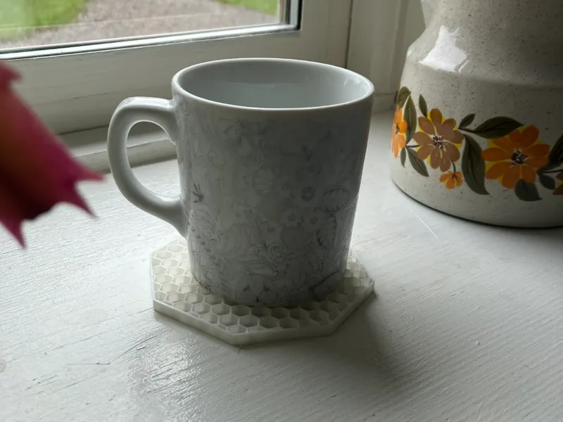 hexagon coaster