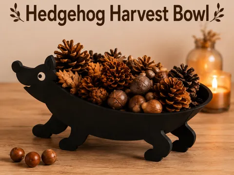 Modelo para impresión 3D: Hedgehog Harvest Bowl — referencia de MakerWorld