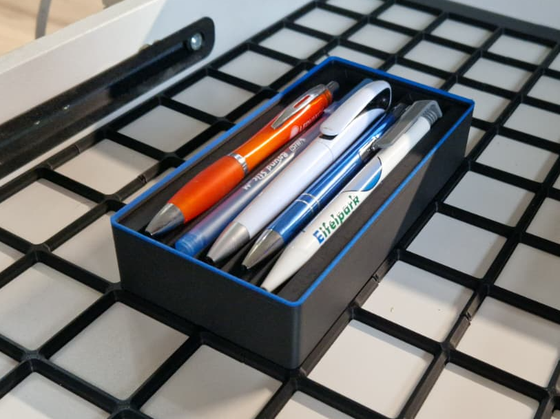 Gridfinity Pen Holder – 5 Pen Organizer (4x2)