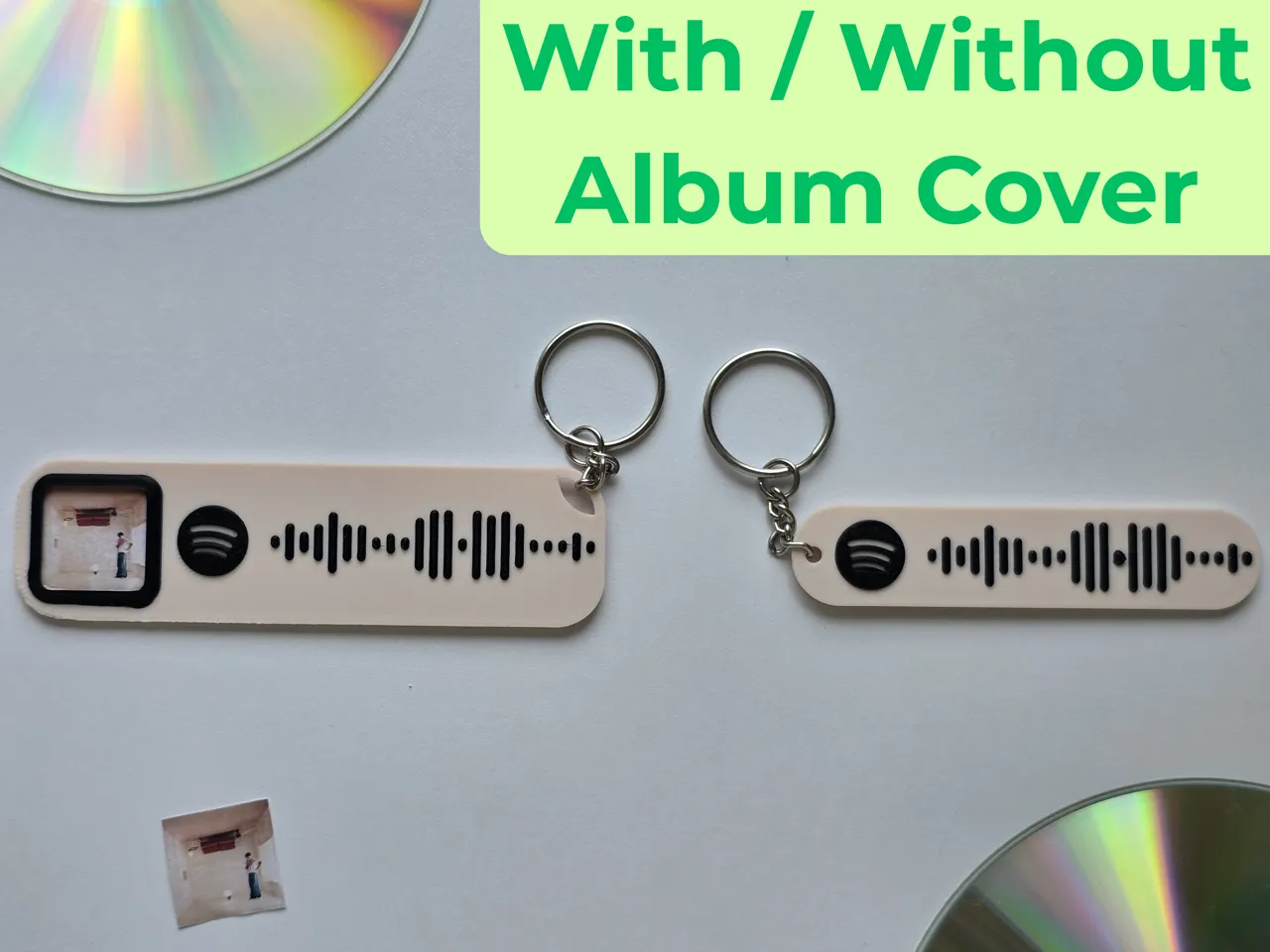 Customizable Spotify Keychain / Tag view 2