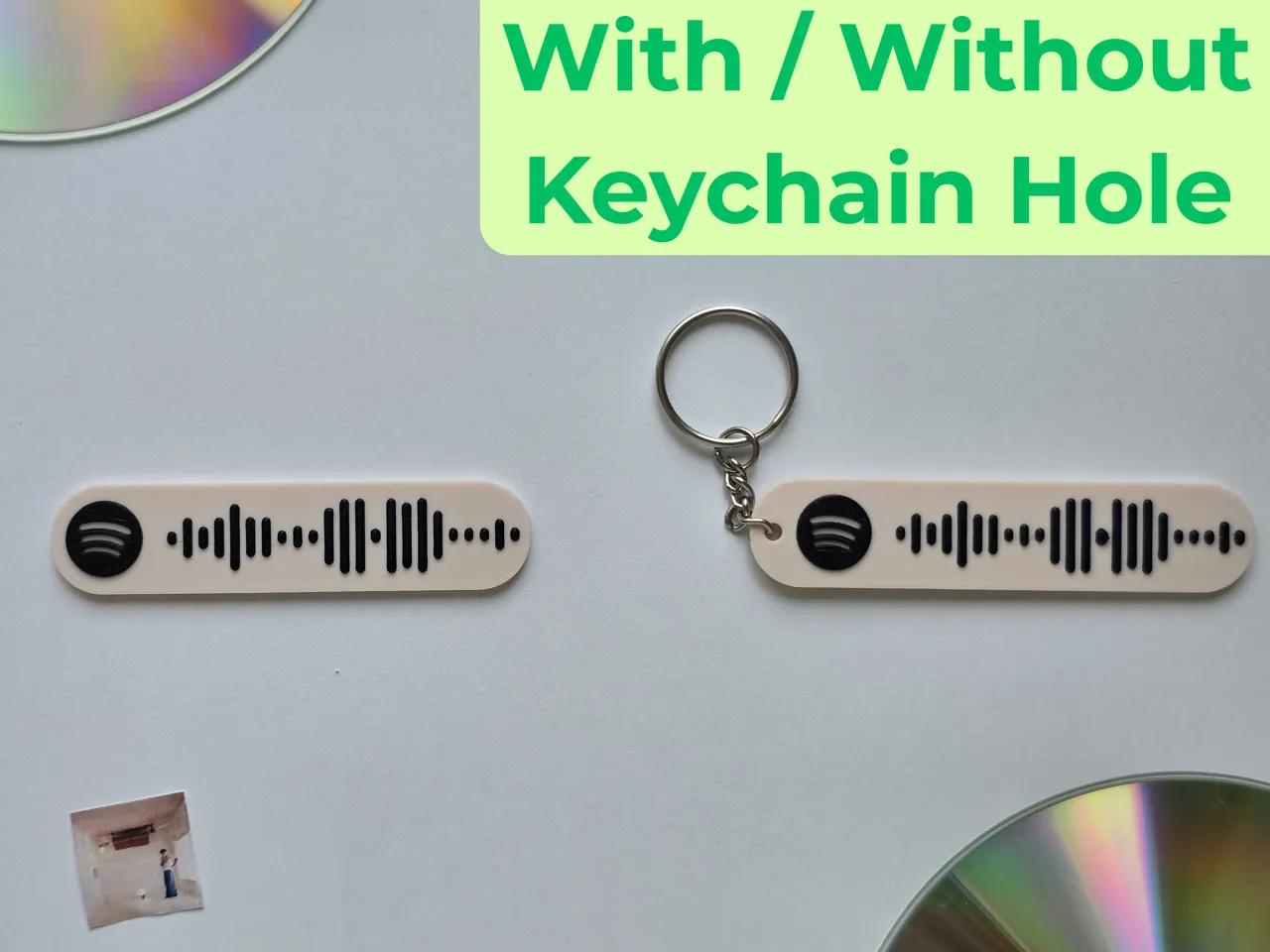 Customizable Spotify Keychain / Tag view 3
