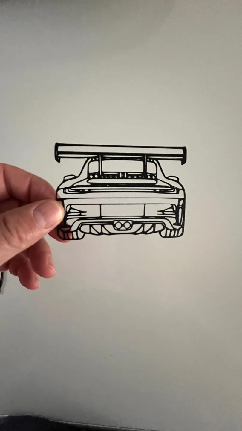 Porsche GT3 RS - Free 3D Print Model - MakerWorld