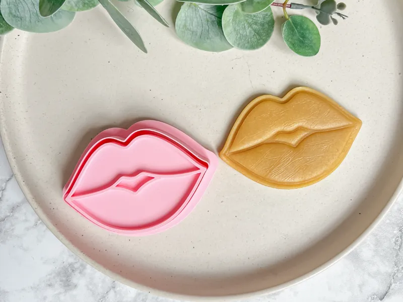 Lips Cookie cutter + stamp