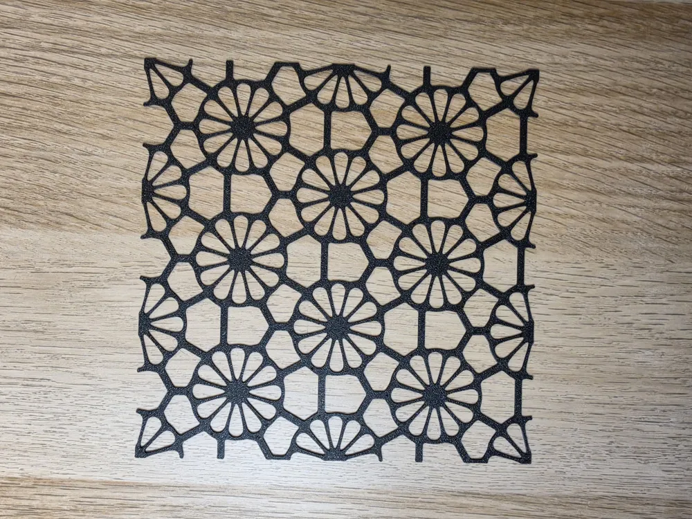 Sunflower Hex Mesh - Free 3D Print Model - MakerWorld