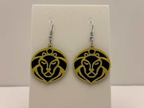 Leo Earrings - Zodiac Series