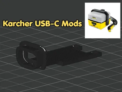 Adapter for Karcher oc3 mod usb C charging port