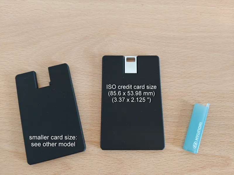 Hyundai Spare Key: Credit Card (ISO size)