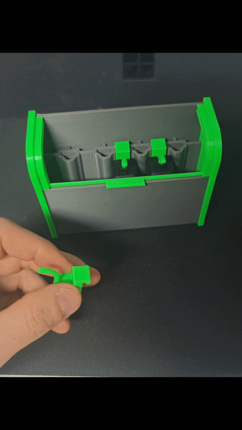 Bambu Lab Hotend Organizer in Rolling Shutter Box