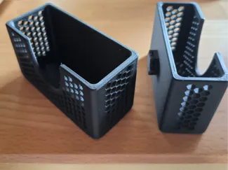 Honeycomb storage wall (HSW) baskets