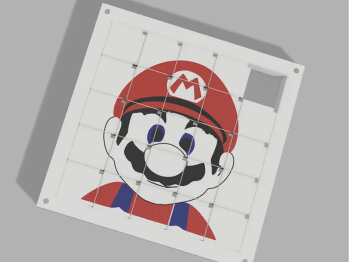 Super Mario sliding puzzle