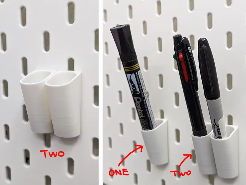 IKEA Skadis Pen Holder TWO