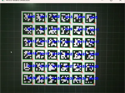3D printable 6x6 AprilTag calibration board